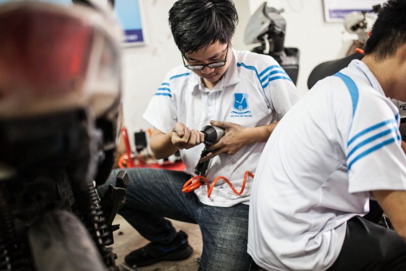 trường dạy sửa xe gắn máy
