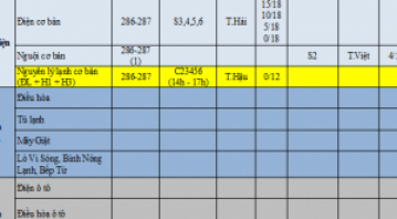 THÔNG BÁO LỊCH HỌC 01/04/2019 - 06/04/2019