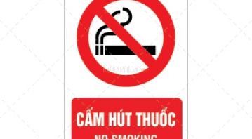 THÔNG BÁO VỀ VIỆC CẤM HÚT LÁ TRONG TRƯỜNG